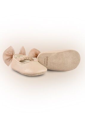 Donsje Layux Ballerinas Flat Dress Shoes Powder Pink Nubuck Sz 2-3 EU 17